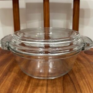 Vintage Anchor Hocking Ovenware Clear Glass
Casserole 20oz